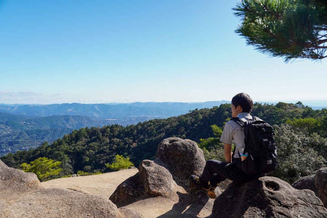 The east viewpoint on Mt. Takao